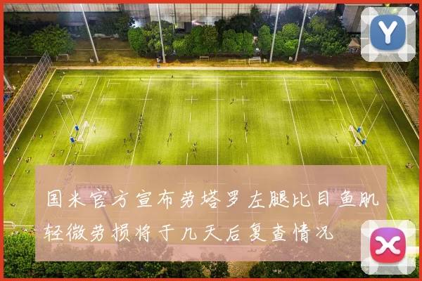 国米官方宣布劳塔罗左腿比目鱼肌轻微劳损将于几天后复查情况